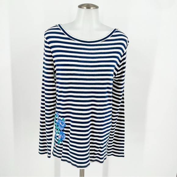 Soft Surroundings Amina Stripped Tunic - Picture 1 of 5